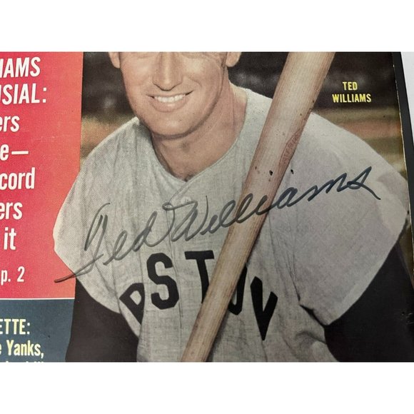 1958 Ted Williams Signed Auto Autographed Baseball Stars Magazine PSA/DNA cert - Picture 3 of 10